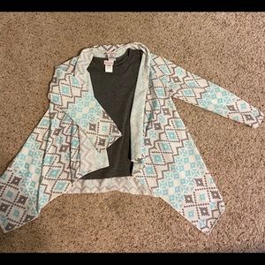 Youngland tee and sweater set